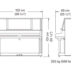 Đàn Piano Cơ Yamaha YUS5 3 yus5